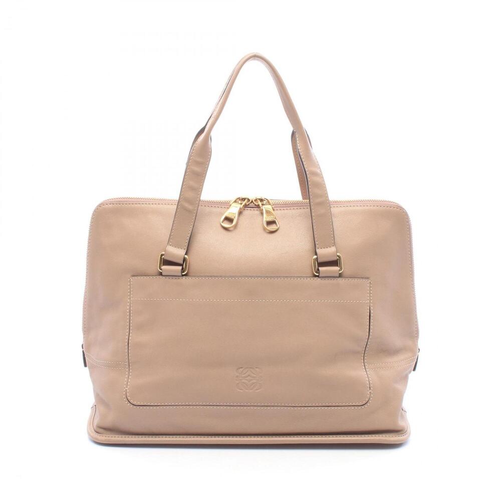 Loewe Anagram Handbag, Leather, Women's, Pink
